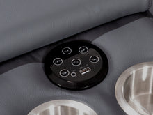 Load image into Gallery viewer, Grovetown Electric Recliner Corner Sofa with LED and Speaker - Grey