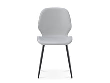 Load image into Gallery viewer, Irene Dining Chair - Set of 4 - Light Grey + Black