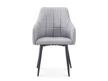 Load image into Gallery viewer, Kendra Dining Chair - Set of 2 - Light Grey + Black