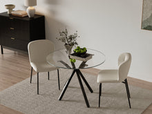 Load image into Gallery viewer, Rayne Dining Chair - Set of 2 - Beige + Black