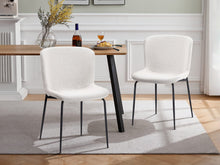 Load image into Gallery viewer, Rayne Dining Chair - Set of 2 - Beige + Black