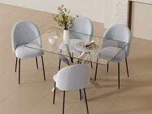 Load image into Gallery viewer, Zoya Dining Chair - Set of 4 - Cool Light Grey