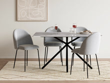 Load image into Gallery viewer, Zoya Dining Chair - Set of 4 - Grey + Black