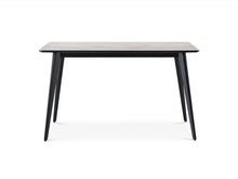 Load image into Gallery viewer, Shiloh Rectangular Dining Table 130 x 80cm - Grey + Black