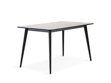Load image into Gallery viewer, Shiloh Rectangular Dining Table 130 x 80cm - Grey + Black