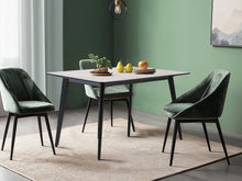 Load image into Gallery viewer, Shiloh Rectangular Dining Table 130 x 80cm - Grey + Black