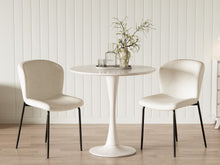 Load image into Gallery viewer, Alex Round Dining Table 80 x 75cm - White