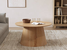 Load image into Gallery viewer, Jordan Round Coffee Table 80cm - Oak