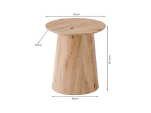 Load image into Gallery viewer, Jordan Round Coffee Table 50cm - Oak