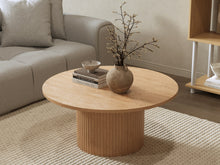 Load image into Gallery viewer, Peyton Round Coffee Table 80cm - Oak
