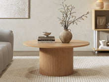 Load image into Gallery viewer, Peyton Round Coffee Table 80cm - Oak