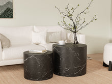 Load image into Gallery viewer, Leslie Round Side Table - Set of 2 - Black