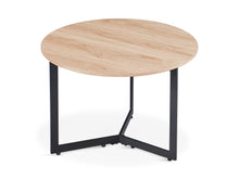 Load image into Gallery viewer, Joseph Coffee Table 60cm - Wood Grain + Black