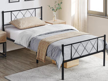 Load image into Gallery viewer, Picton Single Metal Bed Frame - Black