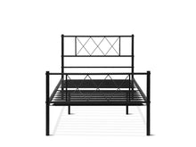 Load image into Gallery viewer, Picton Single Metal Bed Frame - Black
