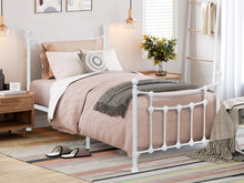Load image into Gallery viewer, Gingera Single Metal Bed Frame - White