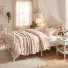 Load image into Gallery viewer, Gingera Double Metal Bed Frame - White