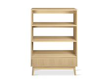 Load image into Gallery viewer, Shawnee 3 Tier Bookshelf with Drawer - Oak