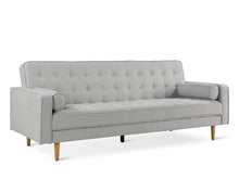 Load image into Gallery viewer, Penzance 3 Seater Sofa Bed - Light Grey