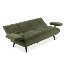 Load image into Gallery viewer, Fowey 3 Seater Sofa Bed - Green