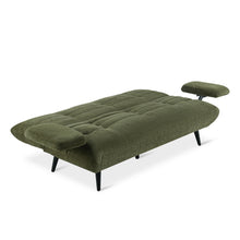 Load image into Gallery viewer, Fowey 3 Seater Sofa Bed - Green