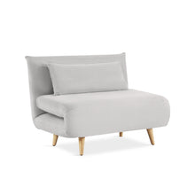 Load image into Gallery viewer, Hastings 1 Seater Fold-Out Sofa Bed - Grey