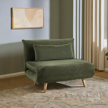 Load image into Gallery viewer, Hastings 1 Seater Fold-Out Sofa Bed - Green