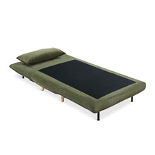 Load image into Gallery viewer, Hastings 1 Seater Fold-Out Sofa Bed - Green