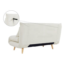 Load image into Gallery viewer, Hastings 2 Seater Fold-Out Sofa Bed - Beige