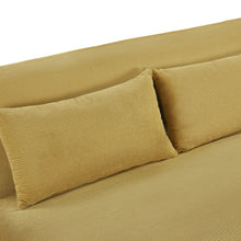 Load image into Gallery viewer, Hastings 2 Seater Fold-Out Sofa Bed - Yellow