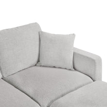Load image into Gallery viewer, Hexham 3 Seater Modular Sofa with Ottoman - Grey