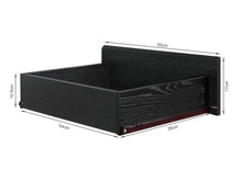 Load image into Gallery viewer, Tongass Wooden Bedside Table - Black