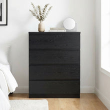 Load image into Gallery viewer, Tongass Wooden 5 Drawers Tallboy - Black