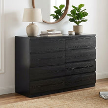 Load image into Gallery viewer, Tongass Wooden 8 Drawers Lowboy - Black