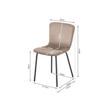 Load image into Gallery viewer, Darius Velvet Dining Chairs - Set of 4 - Taupe