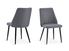 Load image into Gallery viewer, Eldon Linen Dining Chair - Set of 4 - Dark Grey