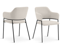 Load image into Gallery viewer, Sadie Fabric Dining Chair - Set of 2 - Grayish White