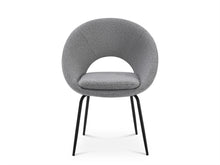 Load image into Gallery viewer, Nimue Fabric Dining Chair - Set of 2 - Greyish Black