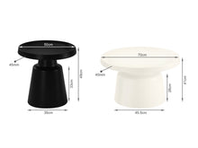 Load image into Gallery viewer, Quill 2 Piece Coffee Table Set - White + Black
