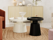 Load image into Gallery viewer, Quill 2 Piece Coffee Table Set - White + Black