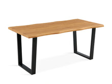 Load image into Gallery viewer, Bryce Dining Table 180 x 90cm - Oak + Black