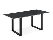 Load image into Gallery viewer, Ainsley 180 X 90cm Ceramic Dining Table - Golden Black