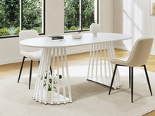 Load image into Gallery viewer, Kieran Oval Dining Table 180 x 90cm - White