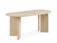 Load image into Gallery viewer, Xanthe Oval Dining Table 180 x 90cm - Travertine