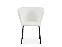 Load image into Gallery viewer, Blair Teddy Fabric Dining Chair - Set of 2 - White