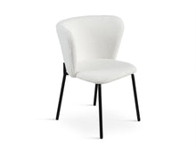 Load image into Gallery viewer, Blair Teddy Fabric Dining Chair - Set of 2 - White