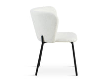 Load image into Gallery viewer, Blair Teddy Fabric Dining Chair - Set of 2 - White