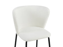 Load image into Gallery viewer, Blair Teddy Fabric Dining Chair - Set of 2 - White