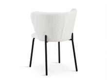 Load image into Gallery viewer, Blair Teddy Fabric Dining Chair - Set of 2 - White
