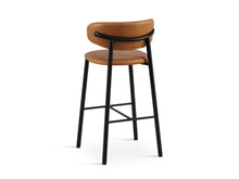 Load image into Gallery viewer, Lark Fabric Bar Stool - Set of 2 - Camel